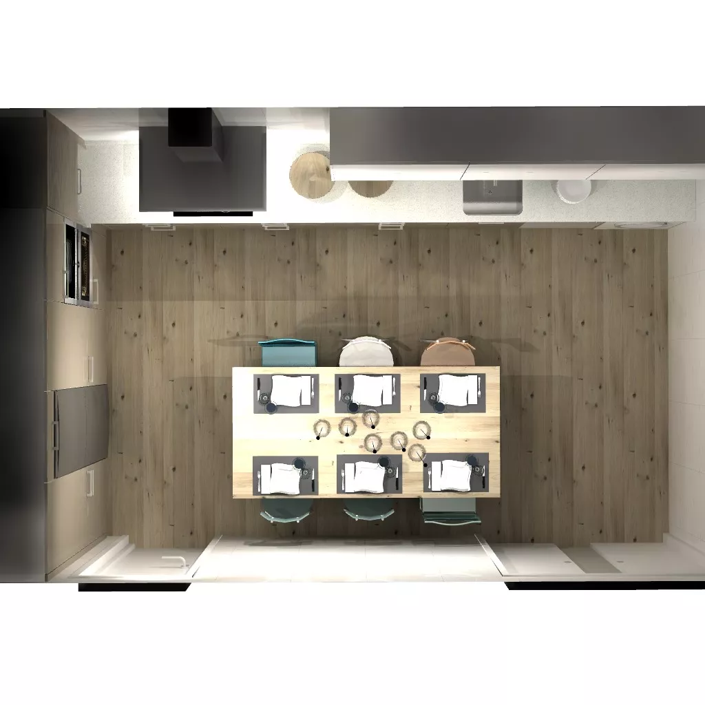 Aravaca | Cocinas Santos | Modelo Ariane 2 | Encimera Compac