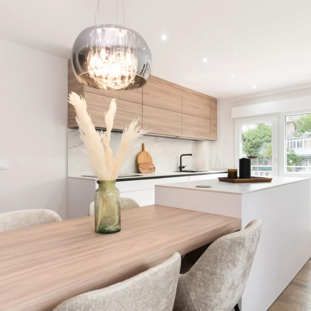 Isla central con mesado Santos