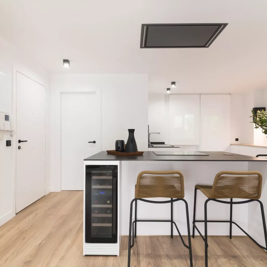 Isla con extensión barra