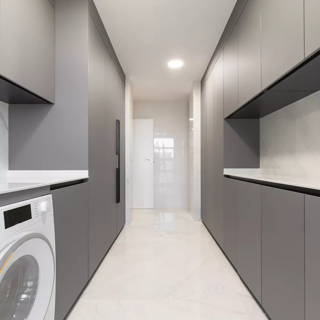 Cocina Santos Gris Visón en Paralelo