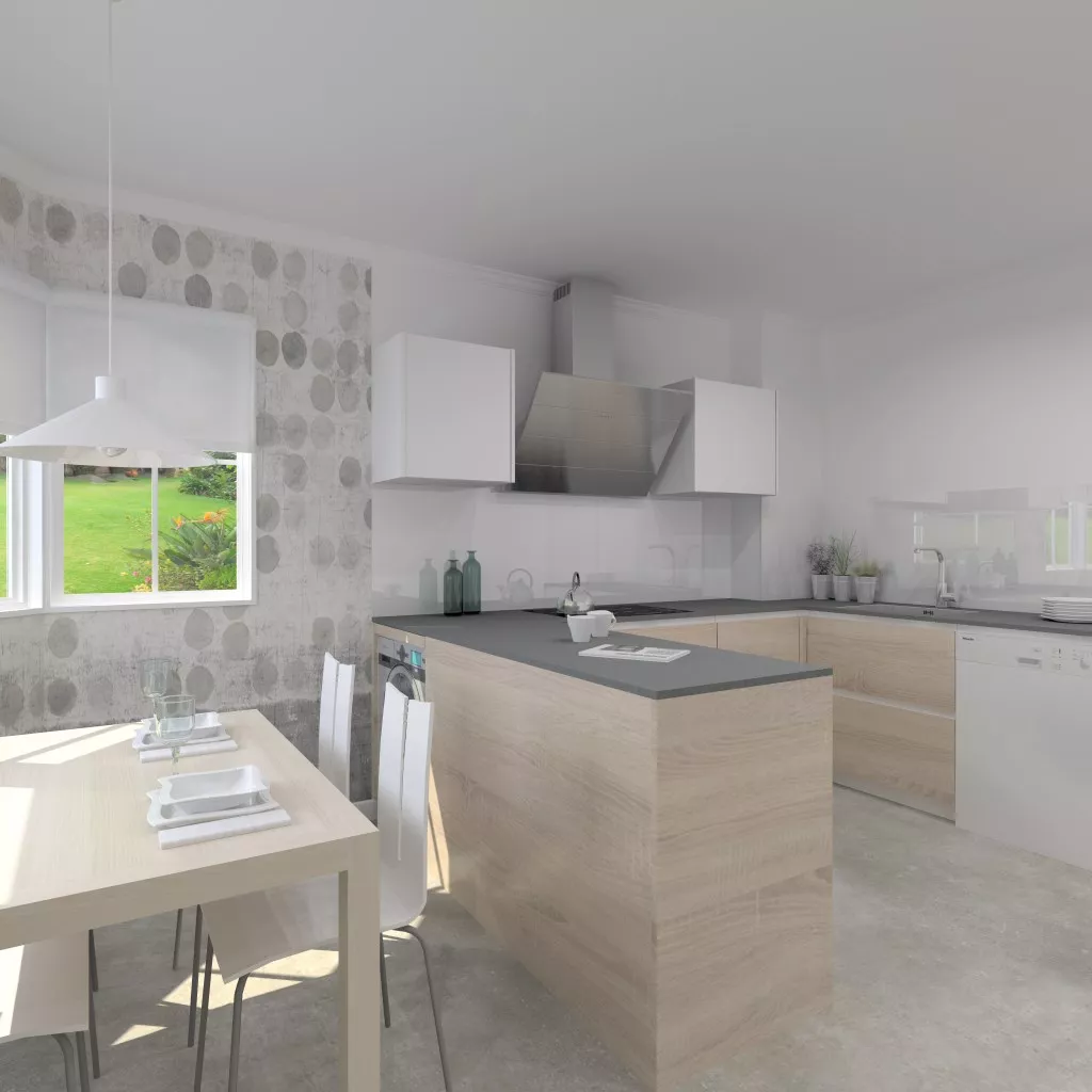 LINE-L LAMINADO BLANCO NIEVE Y ROBLE BARRICA