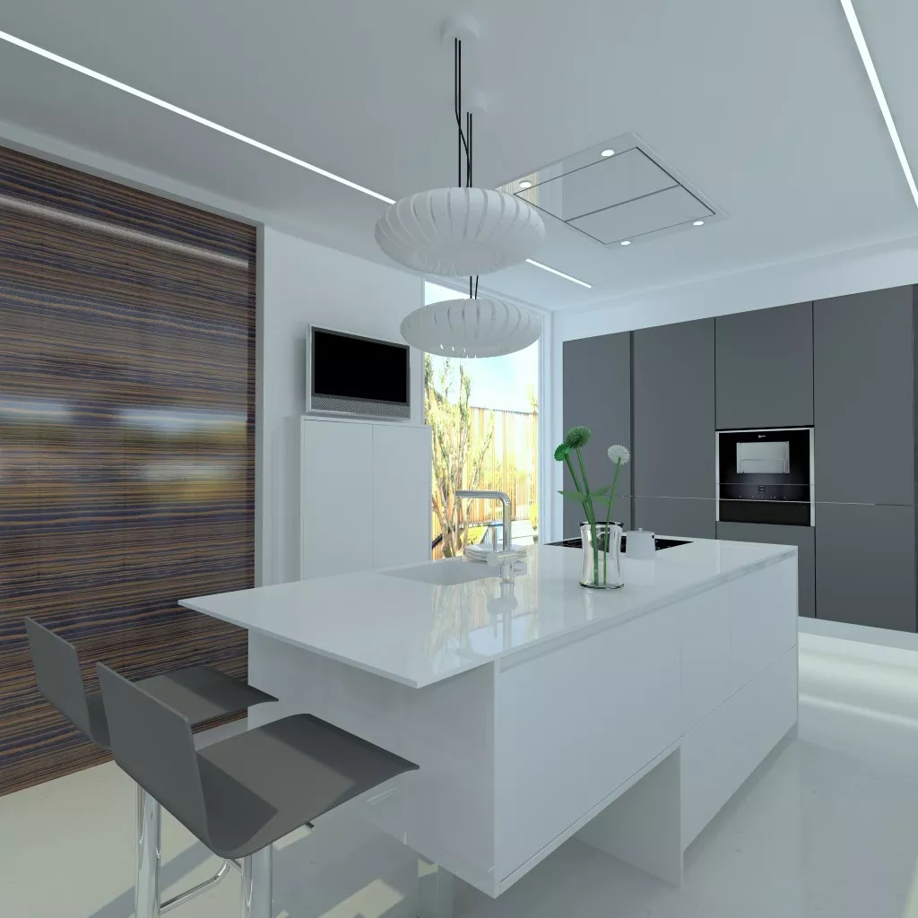 La tendencia de las cocinas blancas y grises