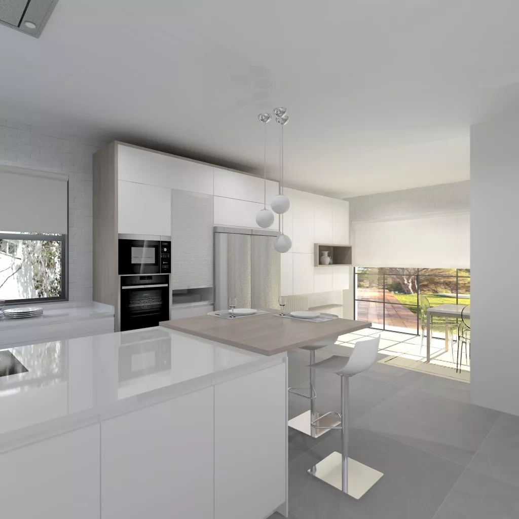 Una cocina de inspiración nórdica 