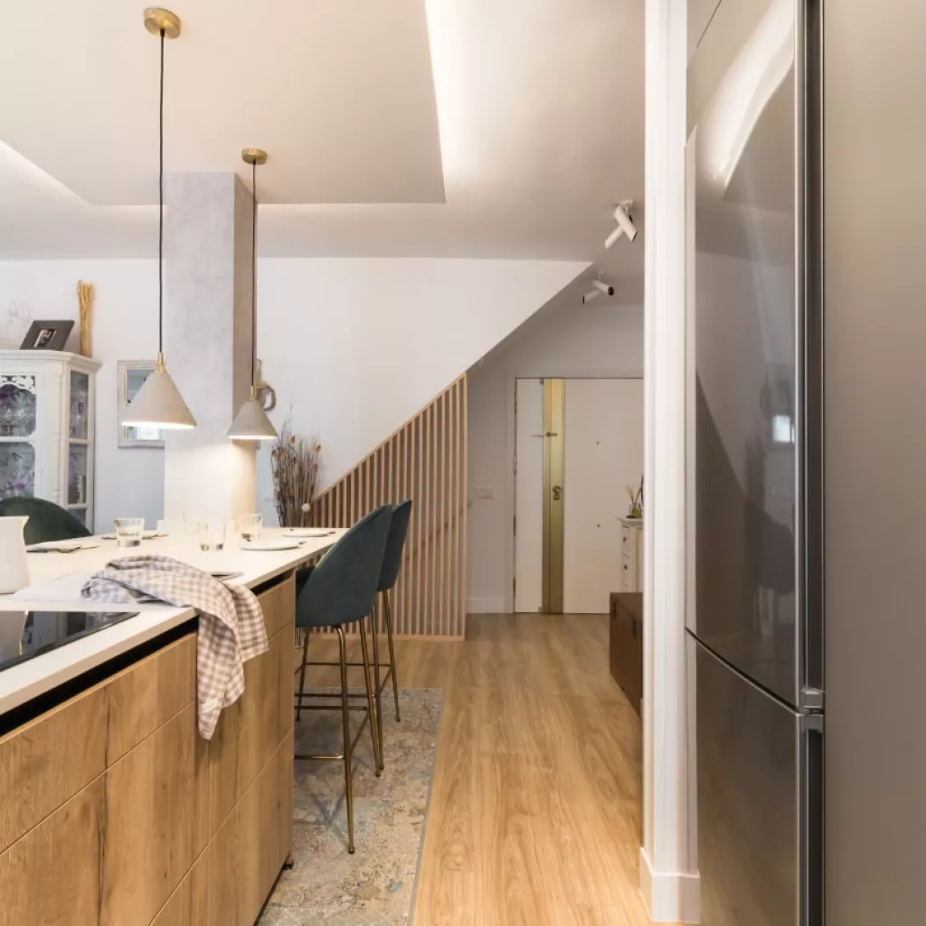 Península roble rústico