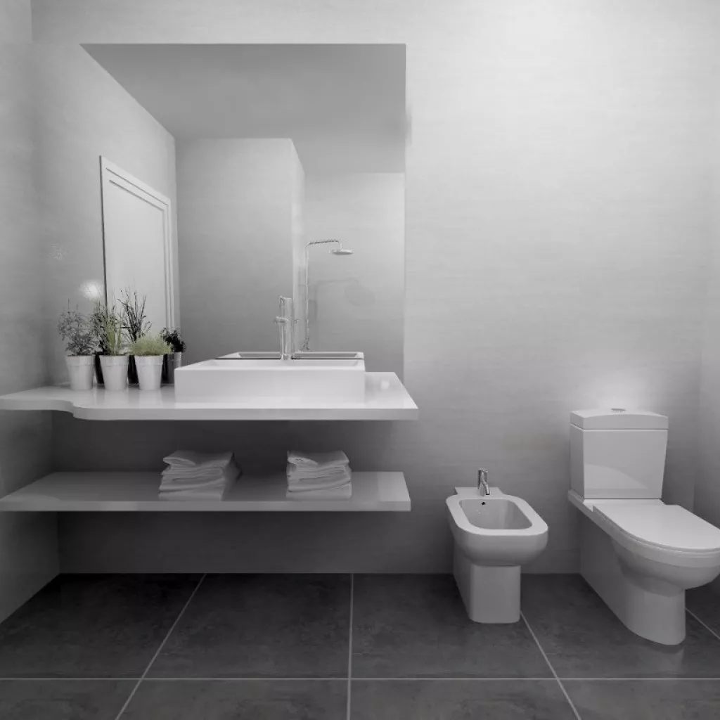 proyecto de baño neutro