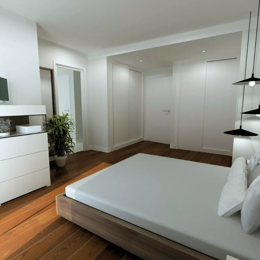 proyecto de dormitorio en madera