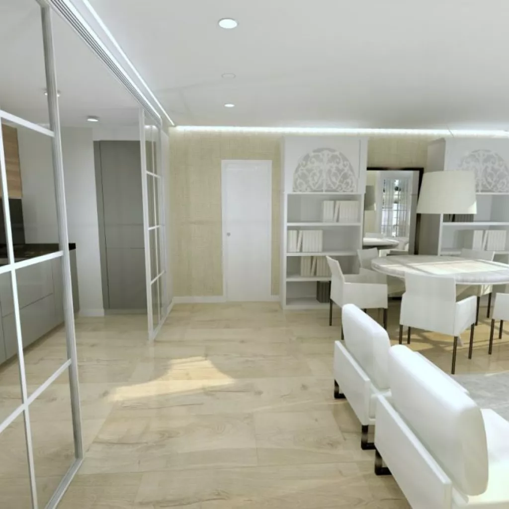 proyecto de interiorismo en tonos neutros