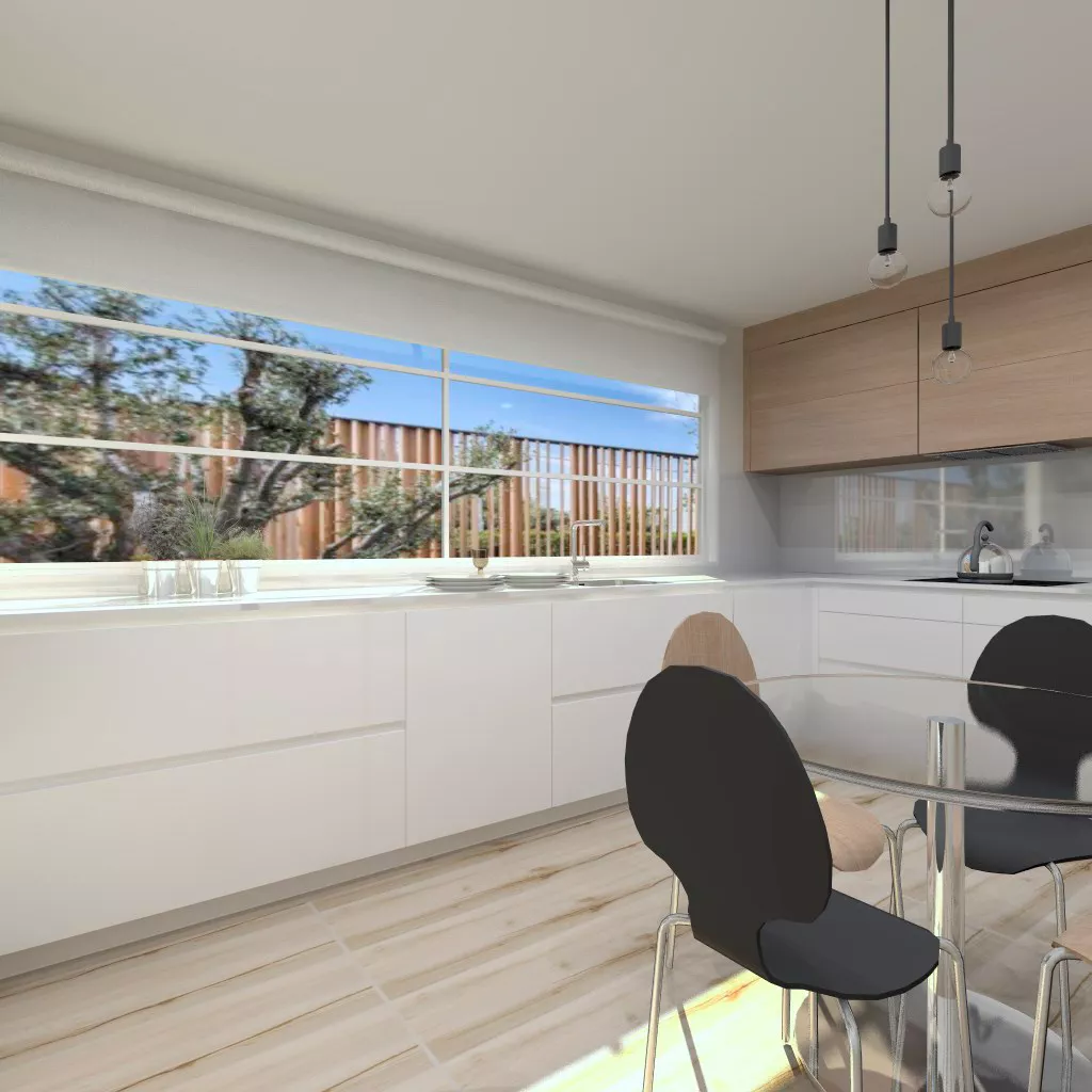 Cocina Santos en Aravaca, Laminada antihuella blanco nata seda