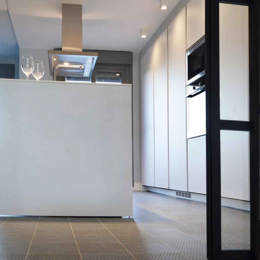 Elegancia en una cocina de estilo industrial