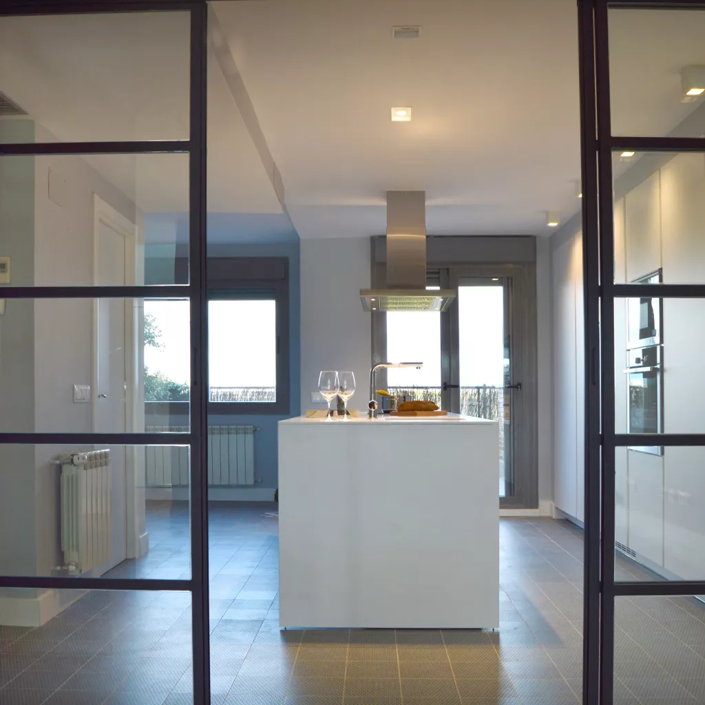 Elegancia en una cocina de estilo industrial