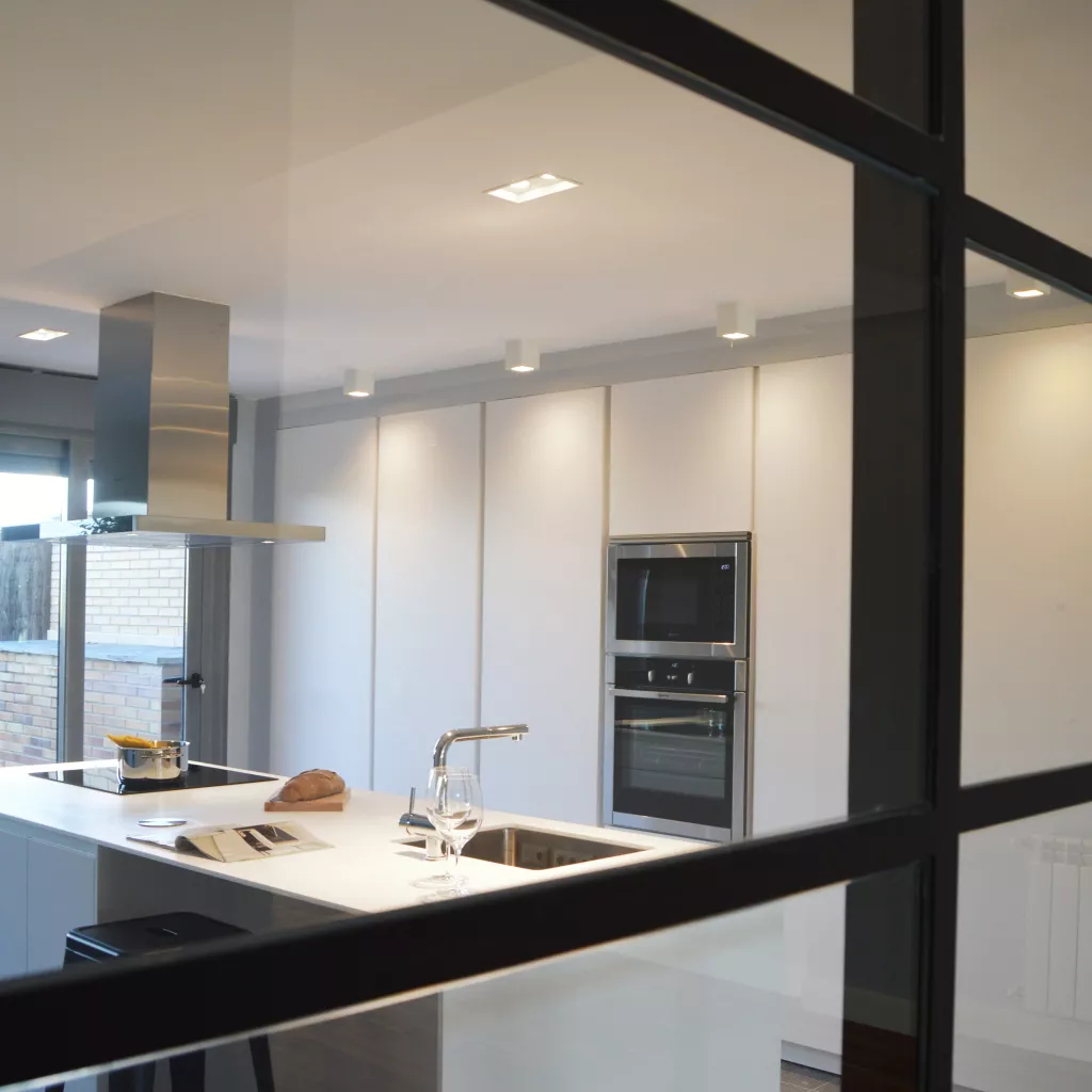 Elegancia en una cocina de estilo industrial