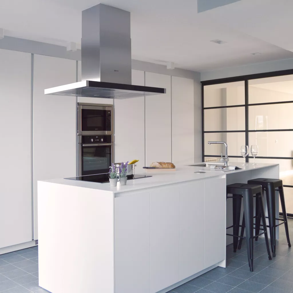 Elegancia en una cocina de estilo industrial