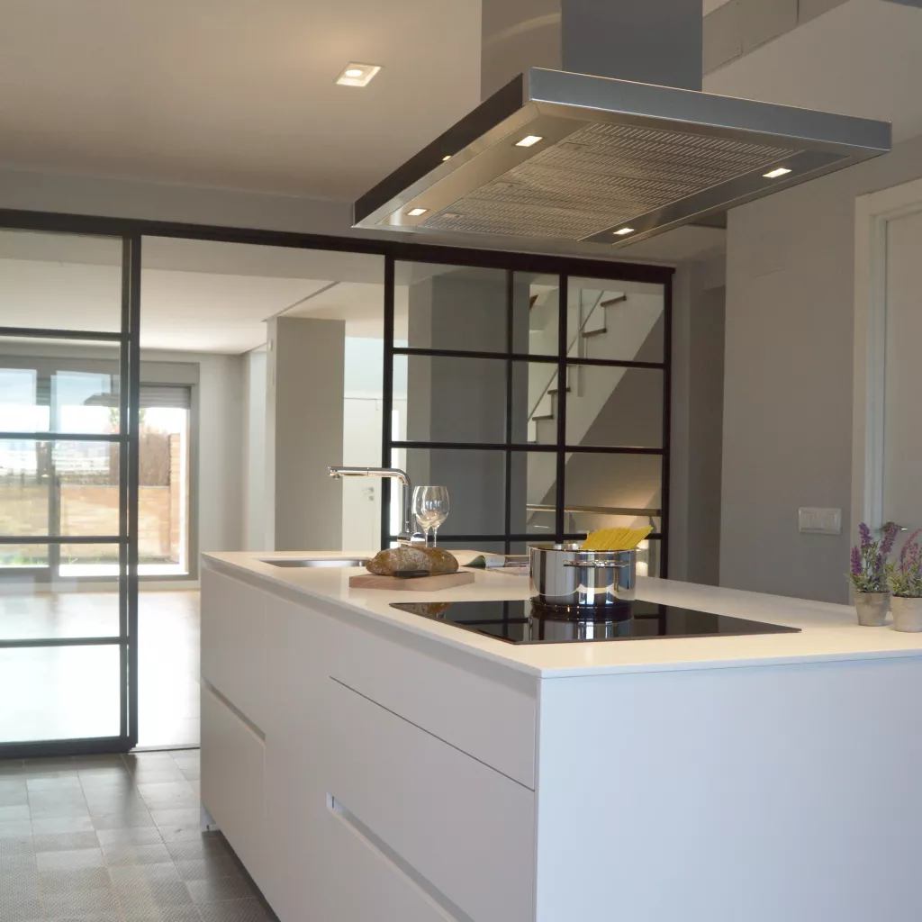 Elegancia en una cocina de estilo industrial