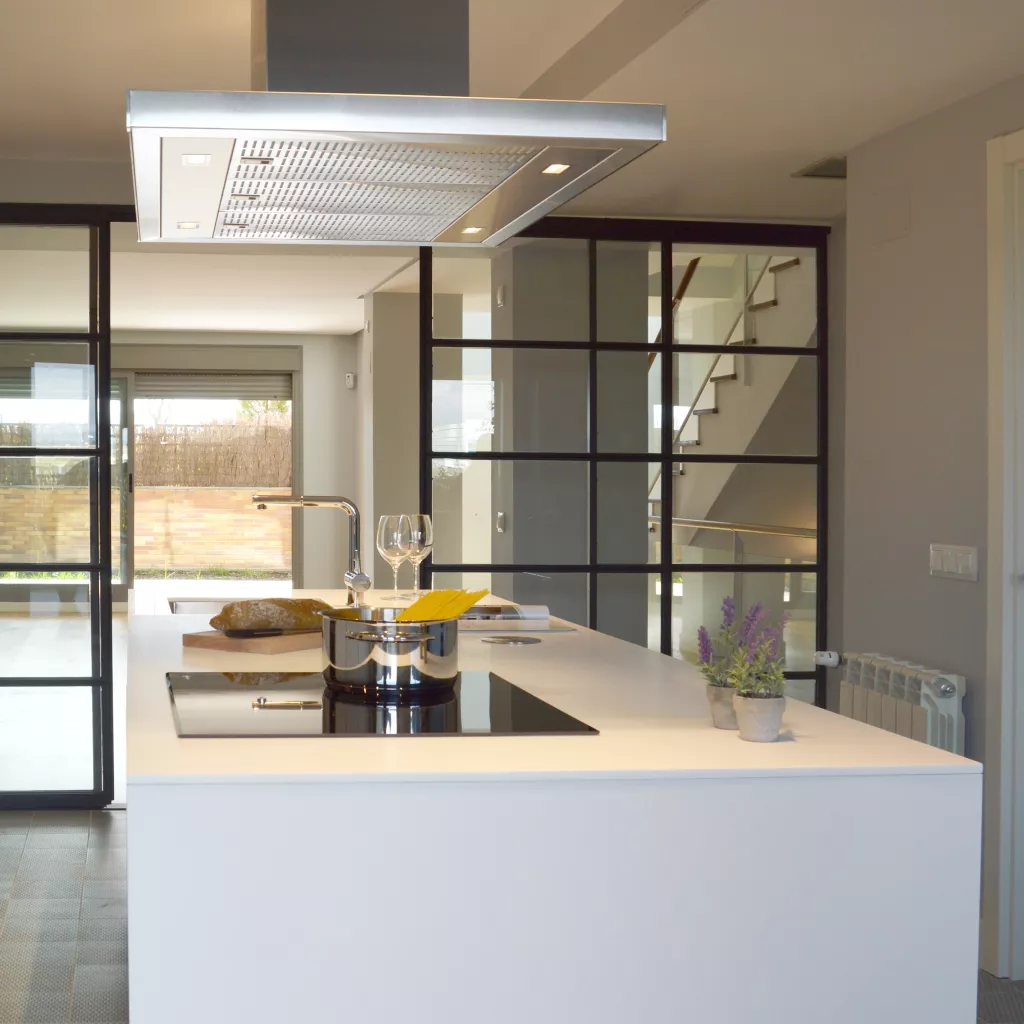 Elegancia en una cocina de estilo industrial