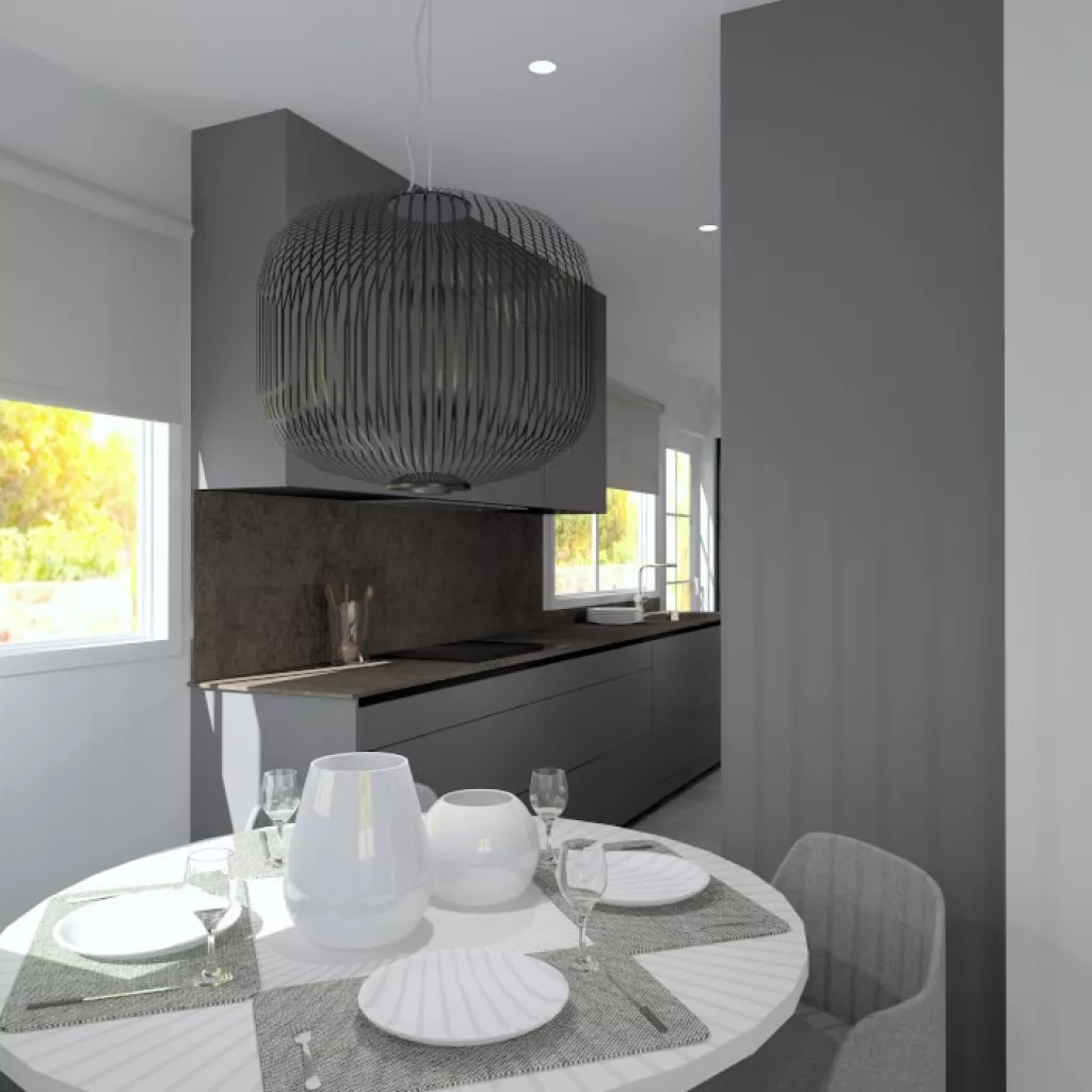 Zona comedor en cocina