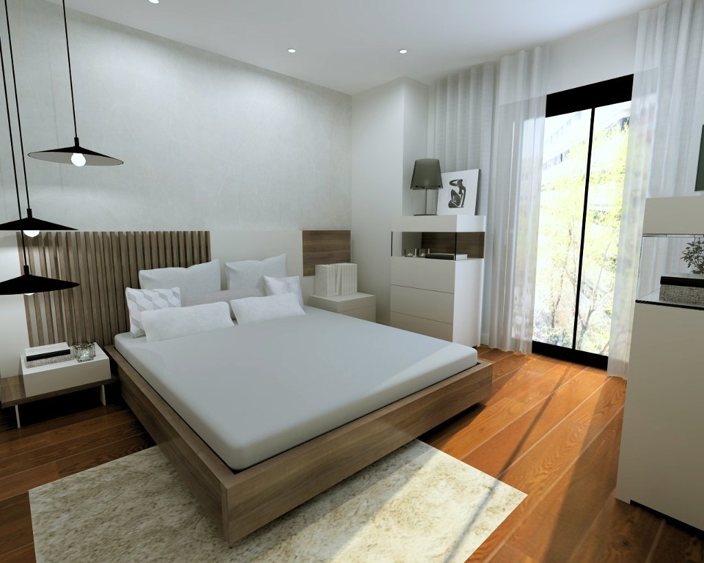 Decoración natural en un proyecto de dormitorio - DOCRYS & DC