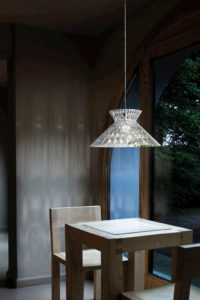 lámpara de cristal decoración studio italia design