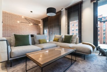 Diseño integral salón-comedor sofá
