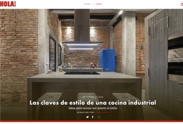 hola.com: Las claves de estilo de una cocina industrial